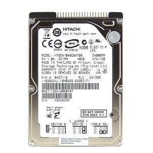 HTE541040G9AT00 Hitachi Travelstar 40gb 5400rpm 2.5inch Ata-100